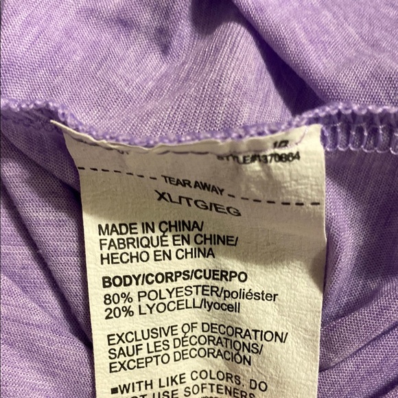 Under Armor Purple Short Sleeve Relaxed T-Shirt - Picture 7 of 7